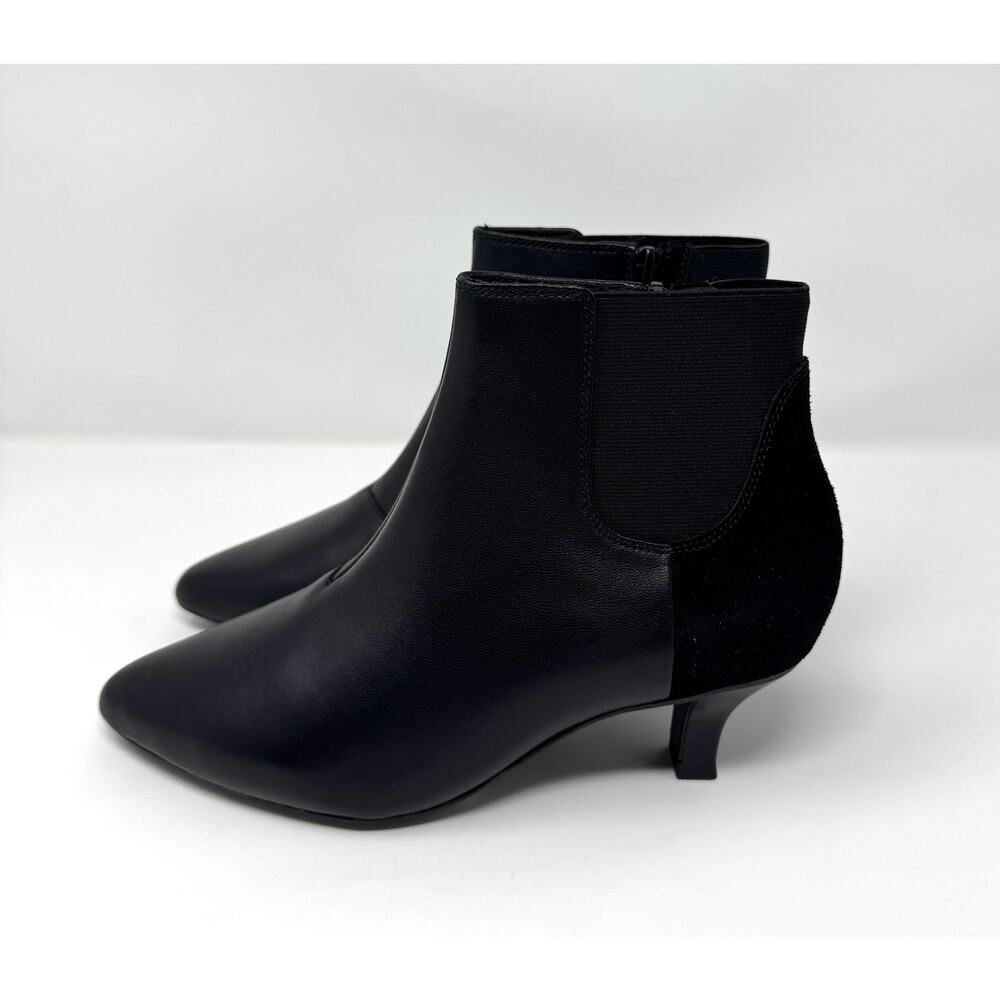Clarks Women's Kepley Erin Fashion Boot, Black Leather, Size 7 W - Picture 5 of 7